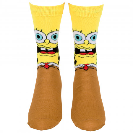 SpongeBob SquarePants Giddy Crew Socks 2-Pack